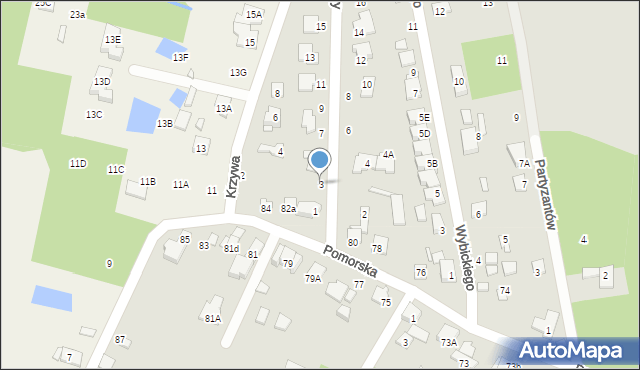 Piaseczno, Brzechwy Jana, 3, mapa Piaseczno