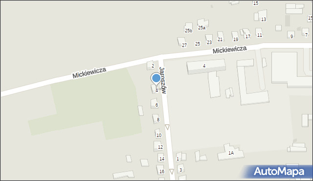 Piaski, Braci Jaroszów, 4, mapa Piaski