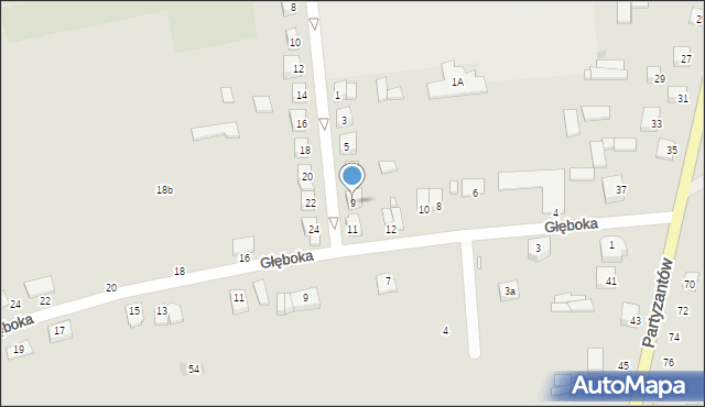 Piaski, Braci Jaroszów, 9, mapa Piaski