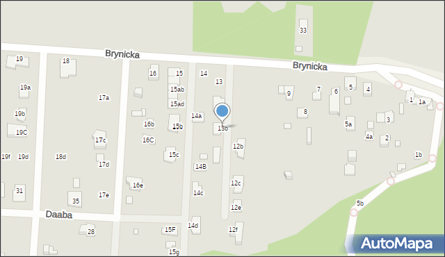 Piekary Śląskie, Brynicka, 13b, mapa Piekary Śląskie