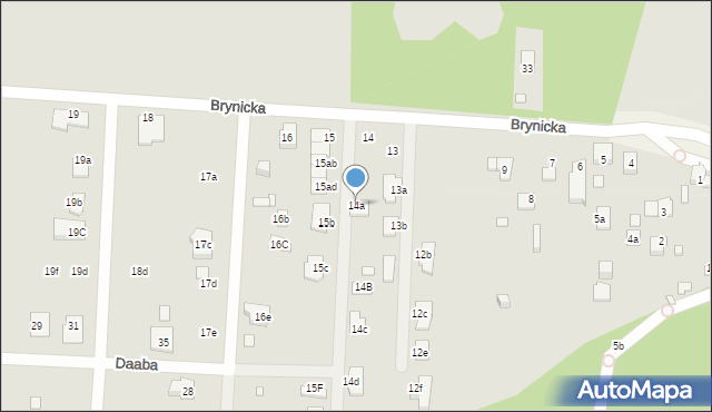 Piekary Śląskie, Brynicka, 14a, mapa Piekary Śląskie