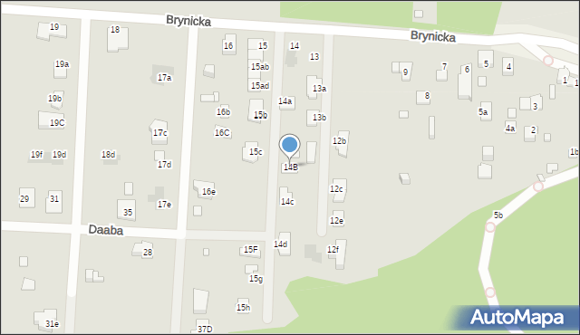 Piekary Śląskie, Brynicka, 14B, mapa Piekary Śląskie