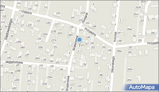 Piekary Śląskie, Braterstwa, 3, mapa Piekary Śląskie