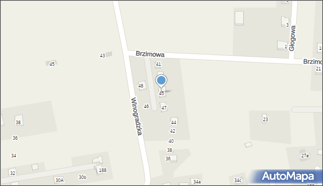 Pierściec, Brzimowa, 45, mapa Pierściec