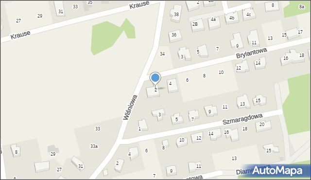 Pierwoszyno, Brylantowa, 2, mapa Pierwoszyno