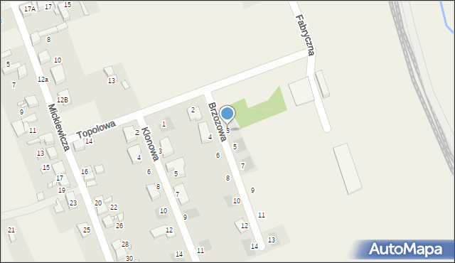 Pietrowice Wielkie, Brzozowa, 3, mapa Pietrowice Wielkie