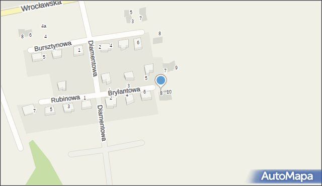 Pietrzykowice, Brylantowa, 8, mapa Pietrzykowice