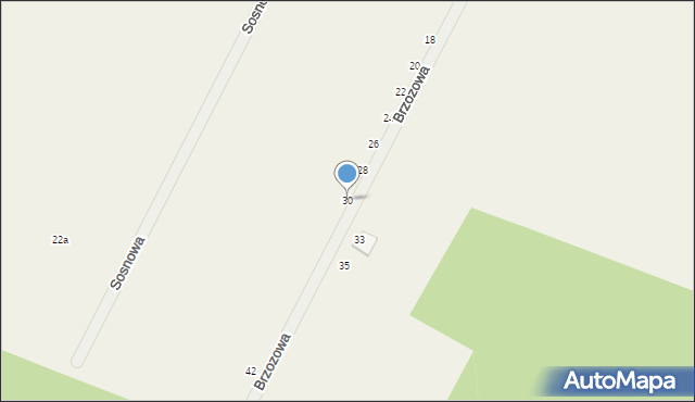 Piotrowice, Brzozowa, 30, mapa Piotrowice