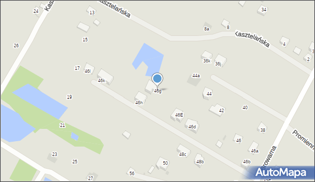 Płock, Browarna, 46g, mapa Płock