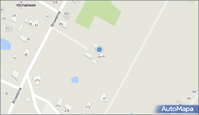 Płock, Browarna, 47, mapa Płock