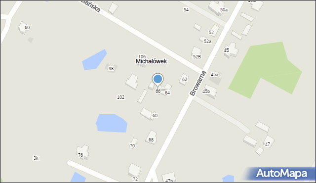 Płock, Browarna, 66, mapa Płock
