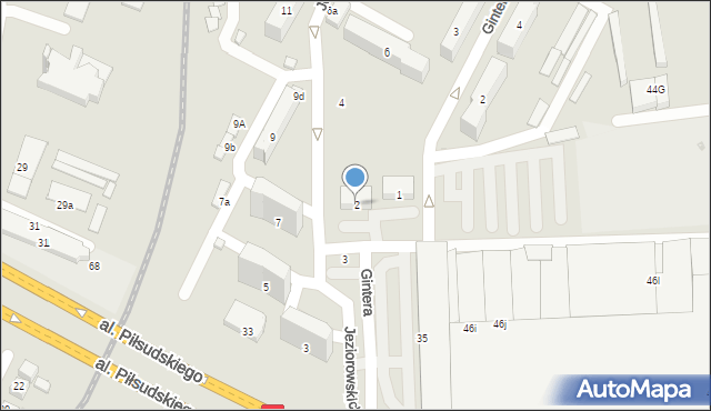 Płock, Braci Jeziorowskich, 2, mapa Płock