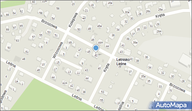 Pobiedziska, Brzozowa, 41, mapa Pobiedziska