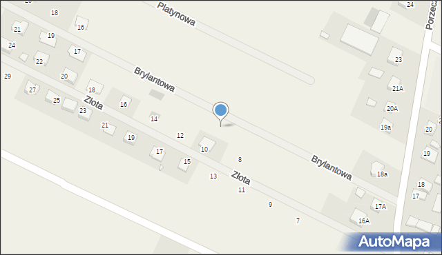 Porzecze, Brylantowa, 7, mapa Porzecze