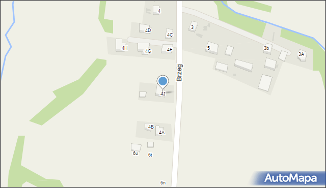 Przyszowice, Brzeg, 4J, mapa Przyszowice