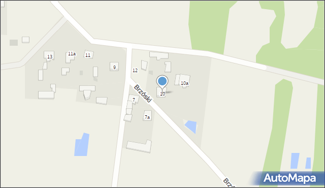 Przywózki, Brzóski Stanisława, ks., 10, mapa Przywózki