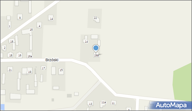 Przywózki, Brzóski Stanisława, ks., 14a, mapa Przywózki