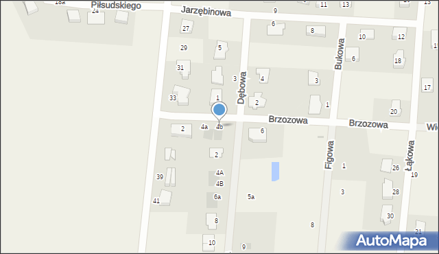 Pszczółki, Brzozowa, 4b, mapa Pszczółki