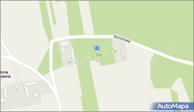 Pustelnik, Brzozowa, 29, mapa Pustelnik