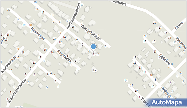 Radomyśl Wielki, Broniewskiego, 1, mapa Radomyśl Wielki