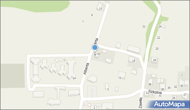 Radwanowice, Brata Alberta, 6, mapa Radwanowice