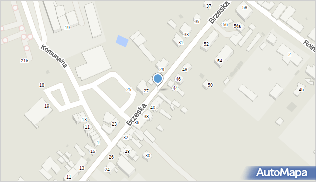 Radziejów, Brzeska, 42a, mapa Radziejów