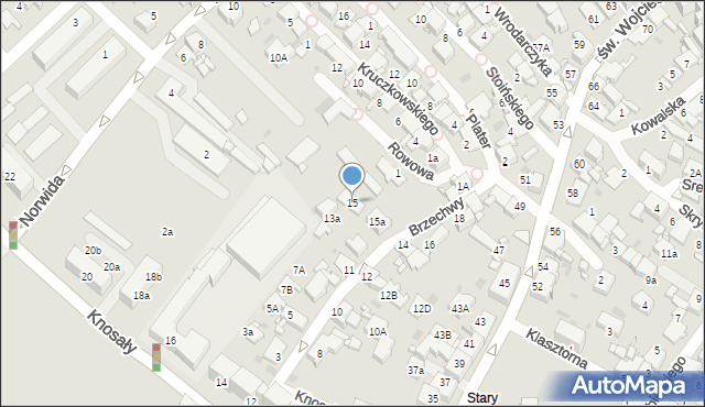 Radzionków, Brzechwy Jana, 15, mapa Radzionków