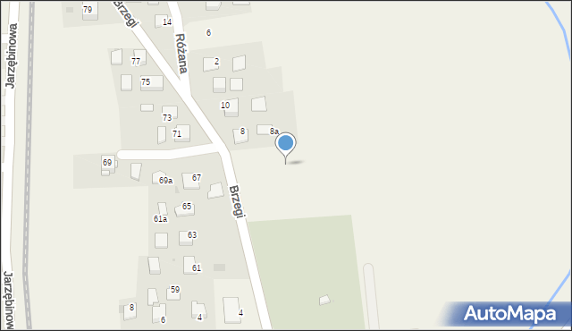 Radziszów, Brzegi, 8b, mapa Radziszów