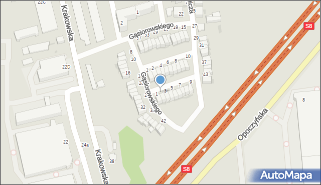 Rawa Mazowiecka, Braci Świderskich, 2, mapa Rawa Mazowiecka