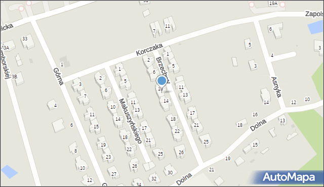 Rawa Mazowiecka, Brzechwy Jana, 12, mapa Rawa Mazowiecka