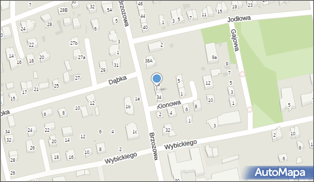 Reda, Brzozowa, 36, mapa Reda