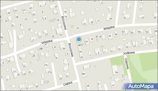 Reda, Brzozowa, 48, mapa Reda