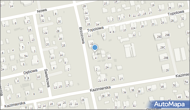 Reda, Brzozowa, 6, mapa Reda