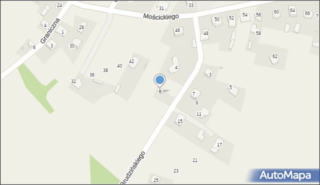 Regimin, Brudzińskiego Józefa, 6, mapa Regimin