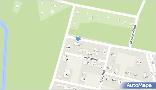 Rogoźnik, Brzozowa, 11D, mapa Rogoźnik