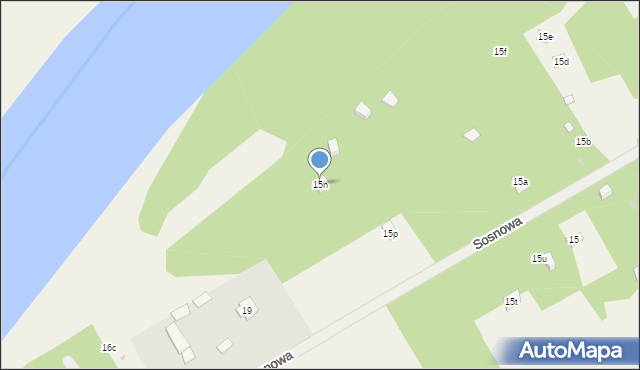 Rogóźno, Brzozowa, 15n, mapa Rogóźno