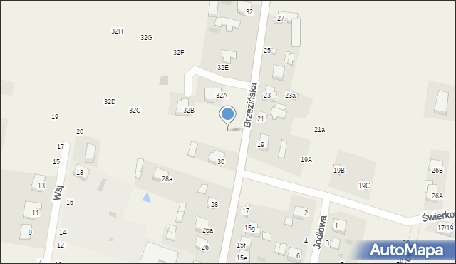 Rokiciny-Kolonia, Brzezińska, 30a, mapa Rokiciny-Kolonia