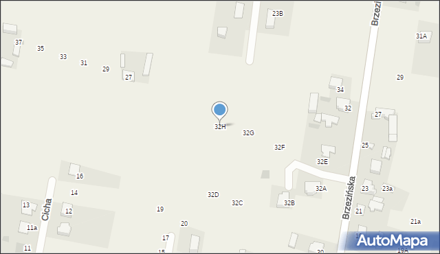 Rokiciny-Kolonia, Brzezińska, 32H, mapa Rokiciny-Kolonia