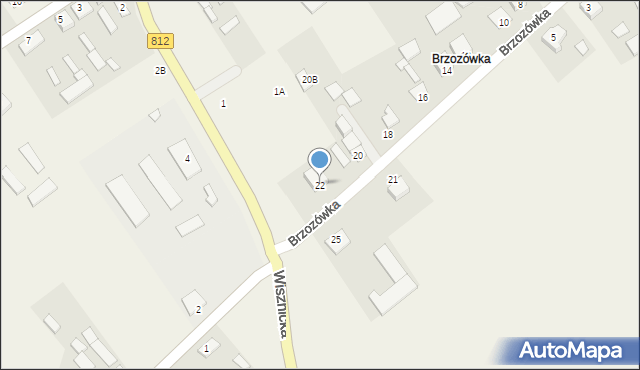 Rossosz, Brzozówka, 22, mapa Rossosz