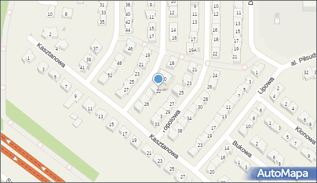 Rotmanka, Brzozowa, 22, mapa Rotmanka