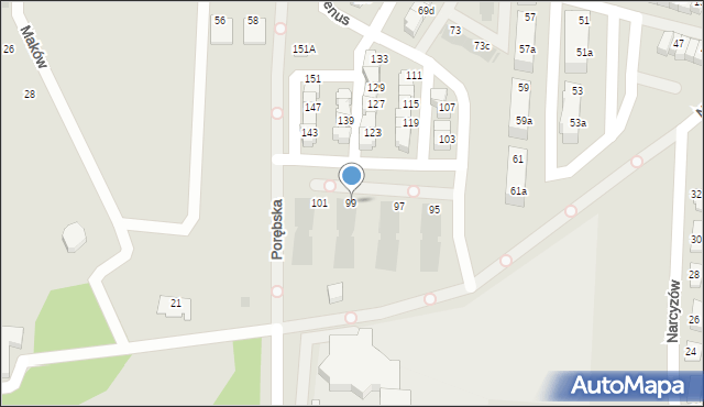 Ruda Śląska, Brańskiego Wiktora, 99, mapa Rudy Śląskiej