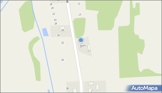 Rudnik Wielki, Brzozowa, 15, mapa Rudnik Wielki