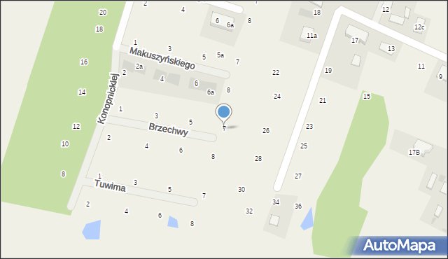 Rudunki, Brzechwy Jana, 7, mapa Rudunki