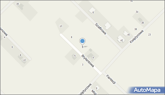 Rybienko Stare, Brylantowa, 6, mapa Rybienko Stare