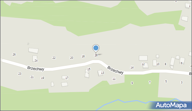 Ryglice, Brzechwy Jana, 16, mapa Ryglice