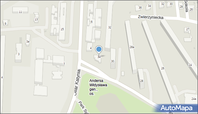 Rzeszów, Broniewskiego Władysława, 34, mapa Rzeszów