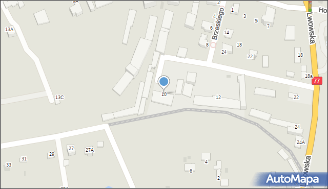 Sandomierz, Brzeskiego Michała, por., 10, mapa Sandomierza