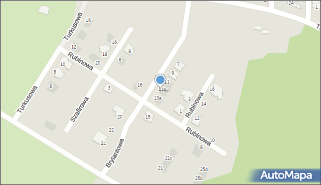 Siemianowice Śląskie, Brylantowa, 13, mapa Siemianowice Śląskie