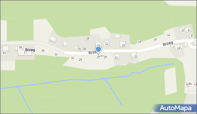 Siepraw, Brzeg, 27, mapa Siepraw