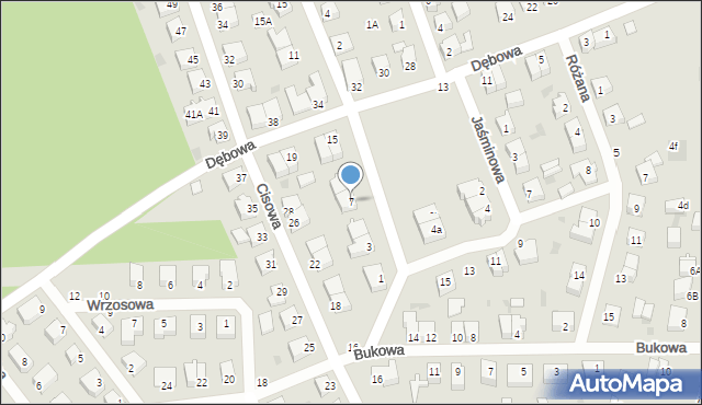 Skarszewy, Brzozowa, 7, mapa Skarszewy